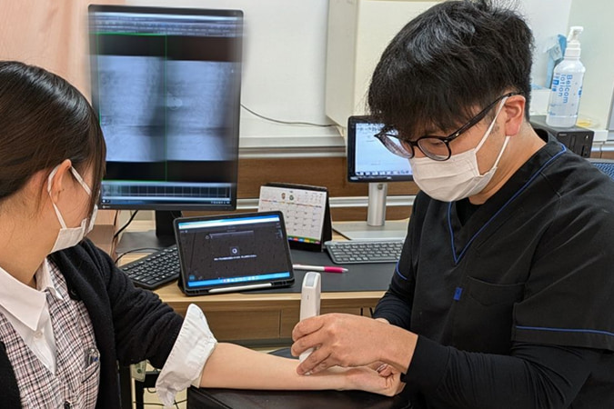 超音波診断装置（エコー）の写真