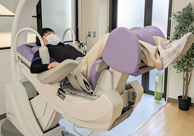 牽引療法の写真